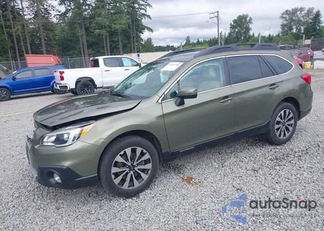 2016 Subaru Outback 2.5I Limited из США, поврежденный, VIN 4S4BSANC6G3323338